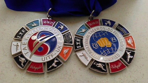 Jason Drake silver medals for patterns and sparring